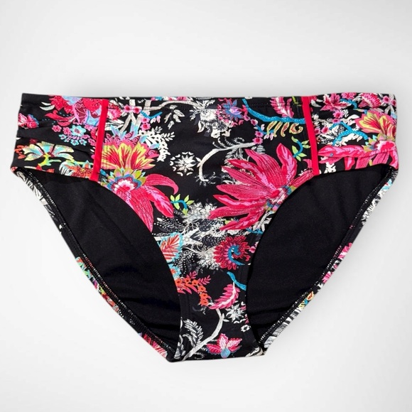 Tommy Bahama Oceangarden Shirred High Waist Bottom - Picture 1 of 9